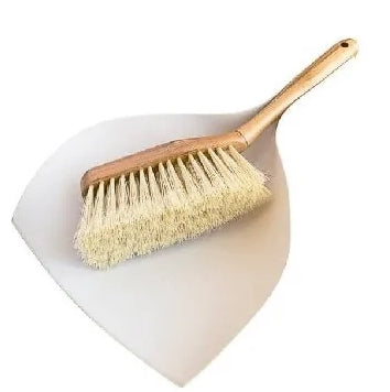 YORK - York, Eco Bamboo Besen mit Kehrschaufel 35 x 25 cm, 1 Stück