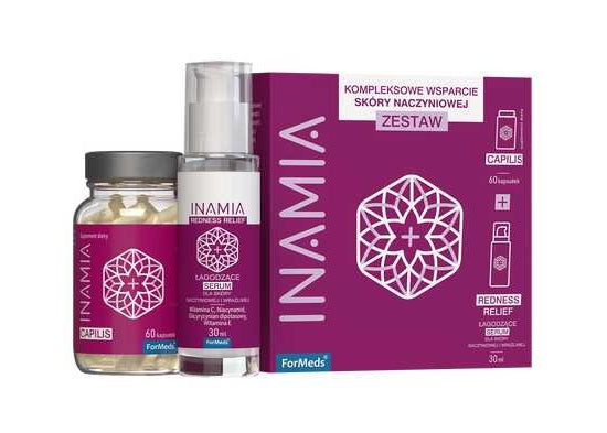 FORMEDS - Inamia Capilis Set 60 Kapseln + Rötungsserum 30 ml