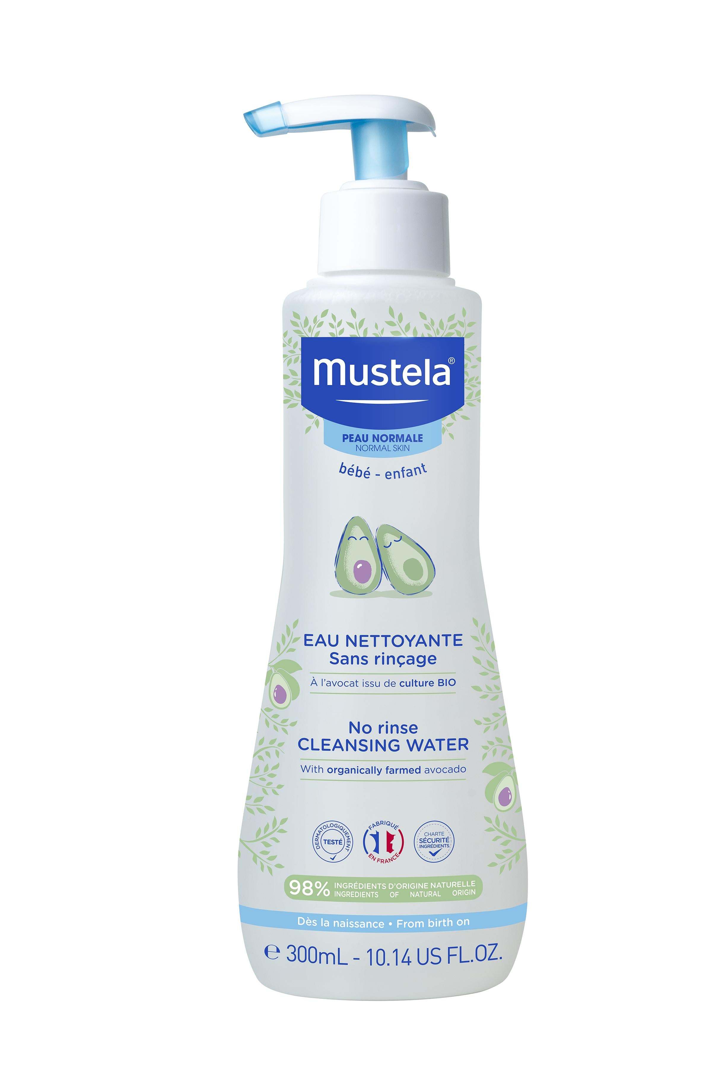 LABORATOIRES EXPANSCIENCE - Mustela, Reinigungswasser ohne Ausspülen, 300 ml