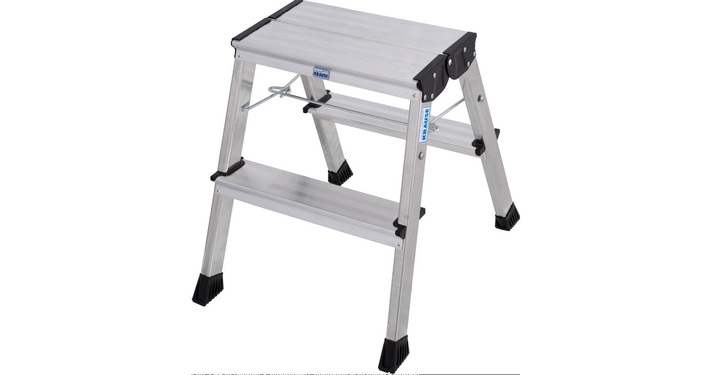 KRAUSE LEITER-ROLLHOCKER 2 STUFEN