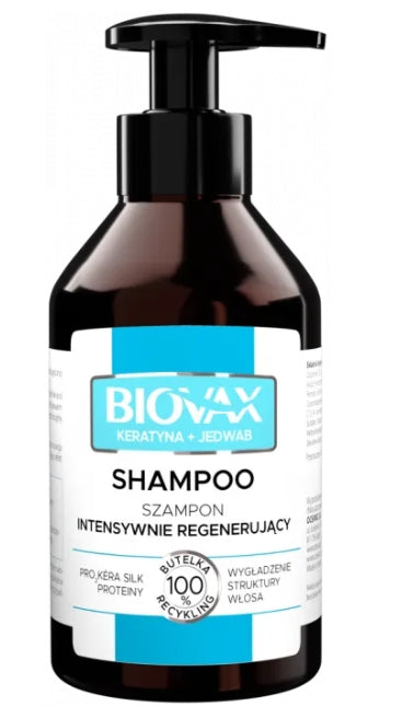 L'BIOTICA - Biovax Keratin+Seidenshampoo 200 ml