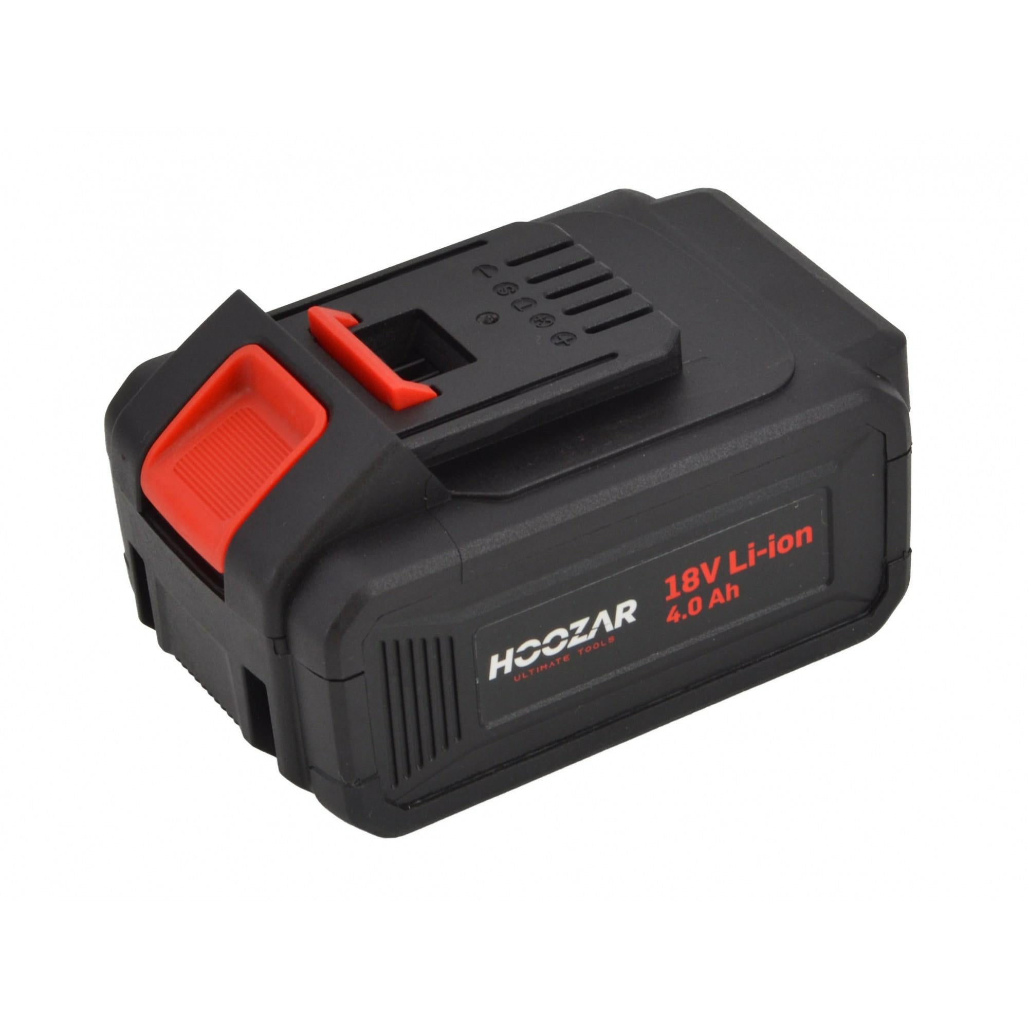 HOOZAR BÜRSTENLOSER BOHRSCHRAUBER SDS+ 18V 2x4.0Ah 2.2J RH10BL