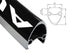 ALEXRIMS AT490 Rennradfelge, V-Bremse, Konus 24 mm, 700C 622 x 17, 28 Löcher, Schwarz, Gewicht 490 g