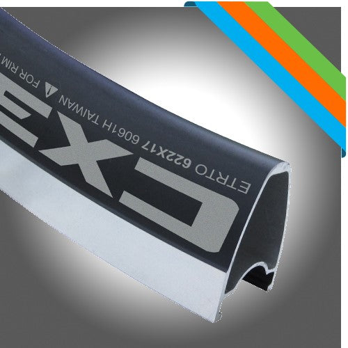 ALEXRIMS CX30 Rennradfelge, V-Bremse, Konus 24 mm, 700C 622 x 17, 32 Löcher, Schwarz, Gewicht 457 g