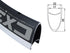 ALEXRIMS CX35 Rennradfelge, V-Bremse, 35-mm-Konus, 700C 622-17, 32 Löcher, Schwarz, Gewicht 490 g