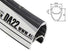 ALEXRIMS DA22 Rennradfelge, V-Bremse, Konus 22 mm, 700C 622 x 14, 32 Löcher, Schwarz, Gewicht 450 g