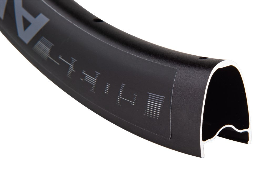 ALEXRIMS GD35 Rennradfelge, H. Disc, Konus 35 mm, 700 622-21, 32 Löcher, Schwarz, Gewicht 530 g