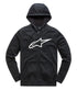 ALPINESTARS AGELESS II ZIP HOODIE Kapuzenpullover, Schwarz/Weiß – Größe. XXL