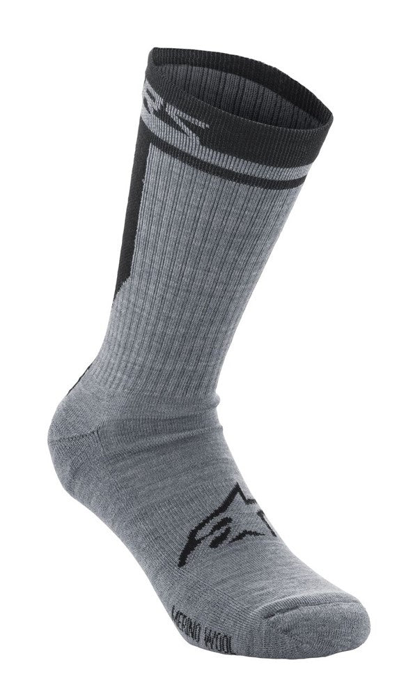 ALPINESTARS MERINO SOCKS 24 Socken, grau schwarz Größe. L