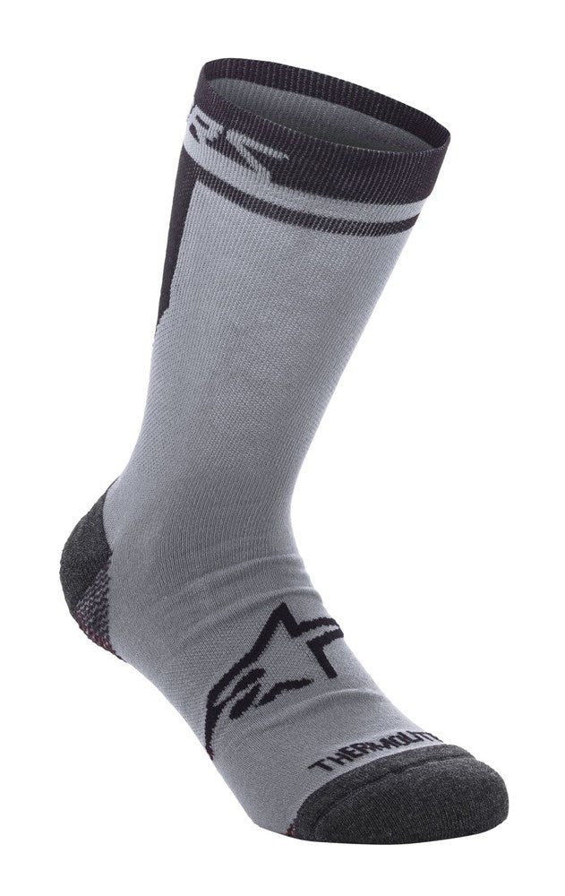 ALPINESTARS WINTER THERM SOCKS 17 Socken, grau schwarz Größe. M
