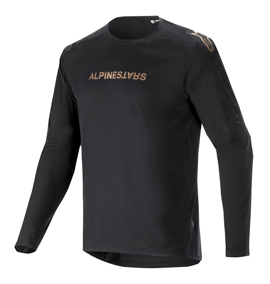ALPINESTARS A-ARIA POLARTEC SWITCH LS JERSEY Langarm-T-Shirt, Schwarz – Größe. XL