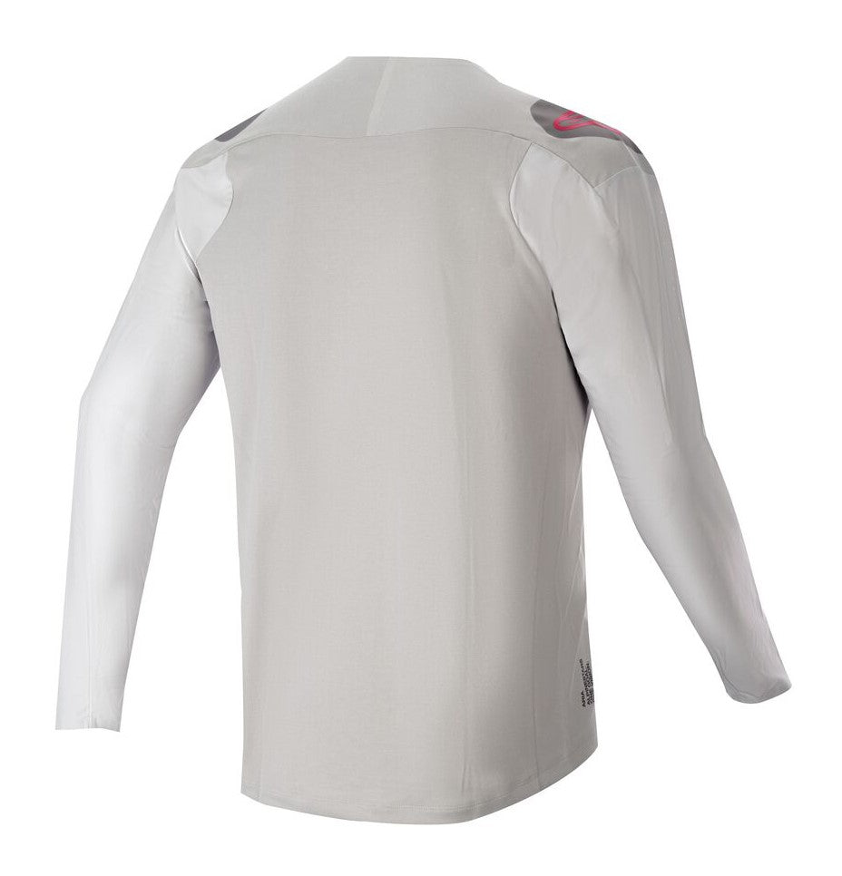 ALPINESTARS A-ARIA POLARTEC SWITCH LS JERSEY Langarm-T-Shirt, Hellgrau – Größe. M