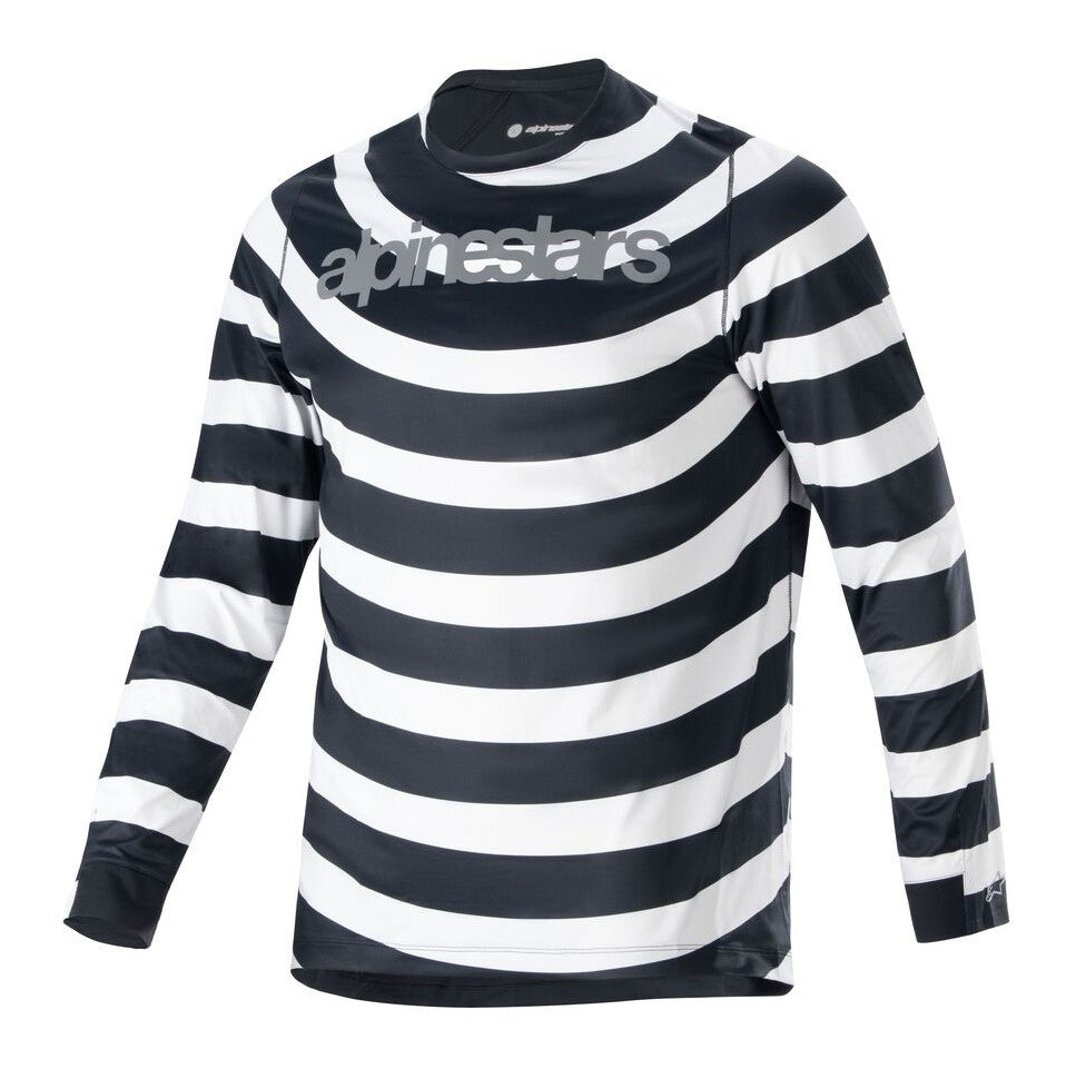 ALPINESTARS A-ARIA OSCAR LS JERSEY Langarm-T-Shirt, Schwarz – Größe. M  (LIMITED EDITION)