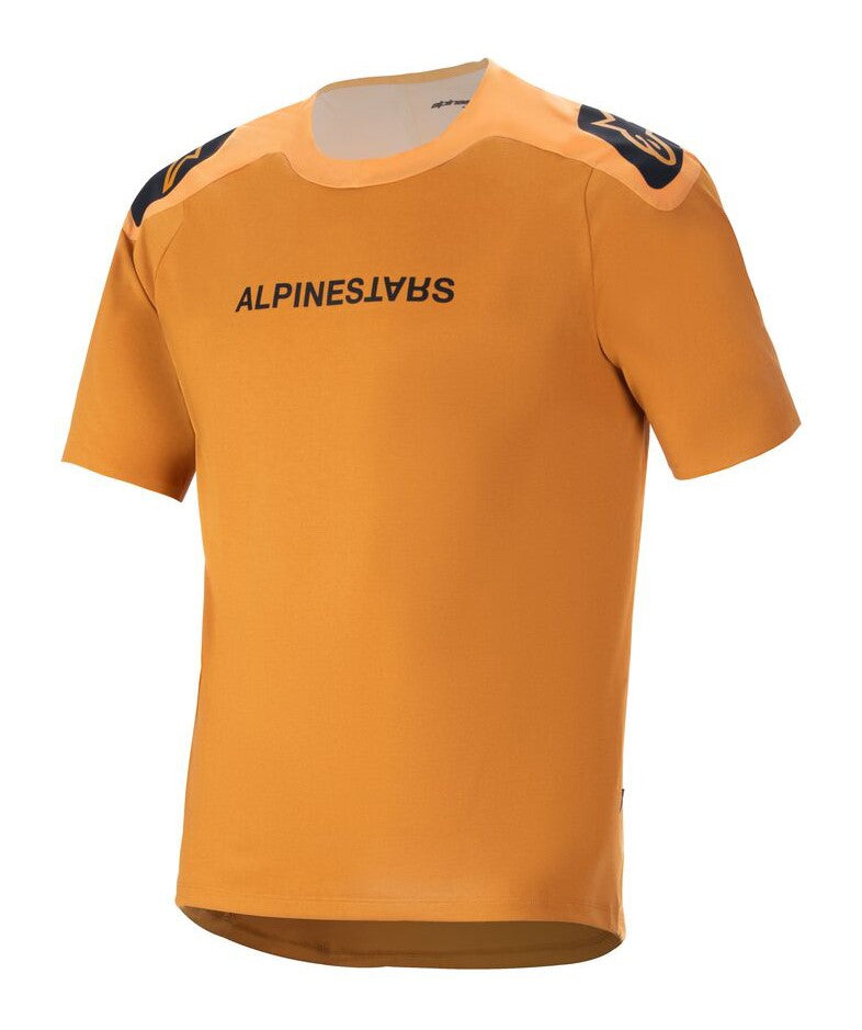 ALPINESTARS A-ARIA POLARTEC SWITCH SS JERSEY Kurzarm-T-Shirt, Dunkelgold – Größe. XL