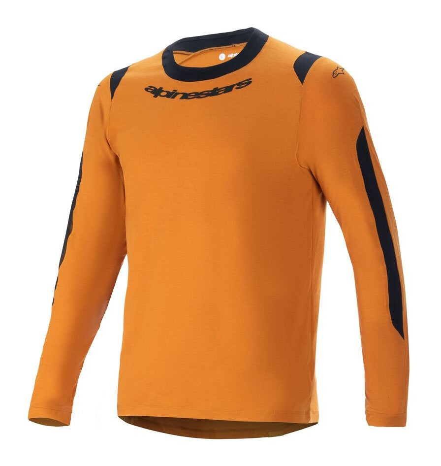 ALPINESTARS A-DURA DRI WOOL LS JERSEY Langarm-T-Shirt, Dunkelgold – Größe. M