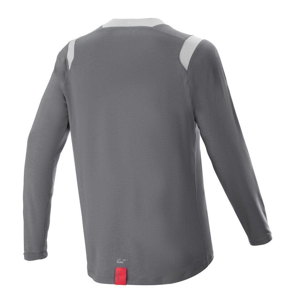 ALPINESTARS A-DURA DRI WOOL LS JERSEY Langarm-T-Shirt, Dunkelgrau – Größe. M
