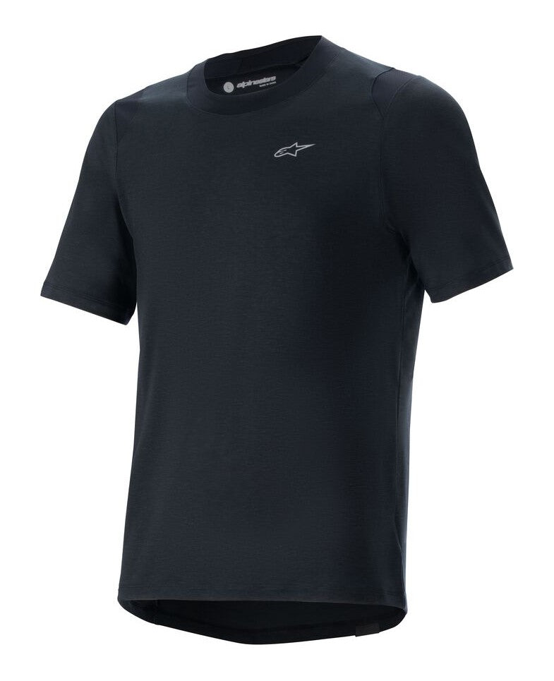 ALPINESTARS A-DURA DRI WOOL SS JERSEY Kurzarm-T-Shirt, Schwarz – Größe. L