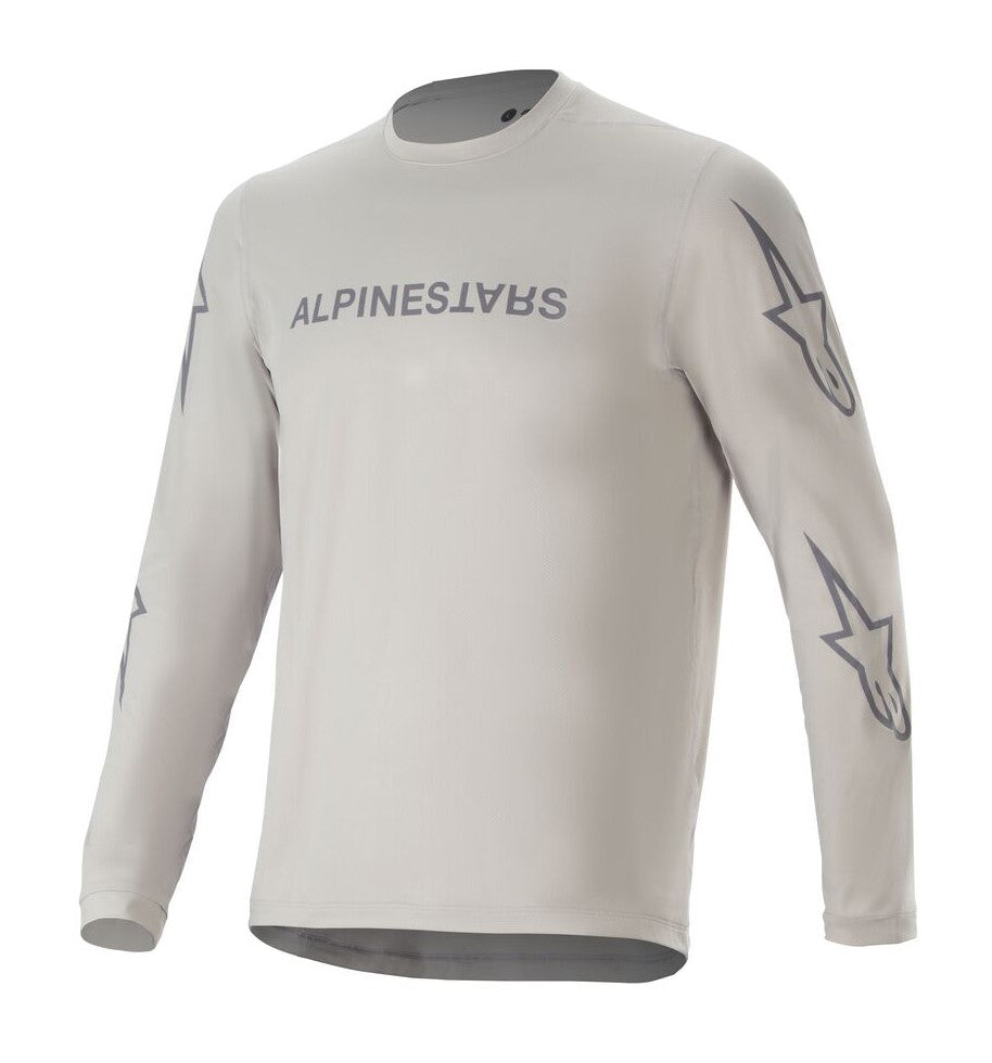ALPINESTARS A-DURA SWITCH LS JERSEY Langarm-T-Shirt, Hellgrau – Größe. M