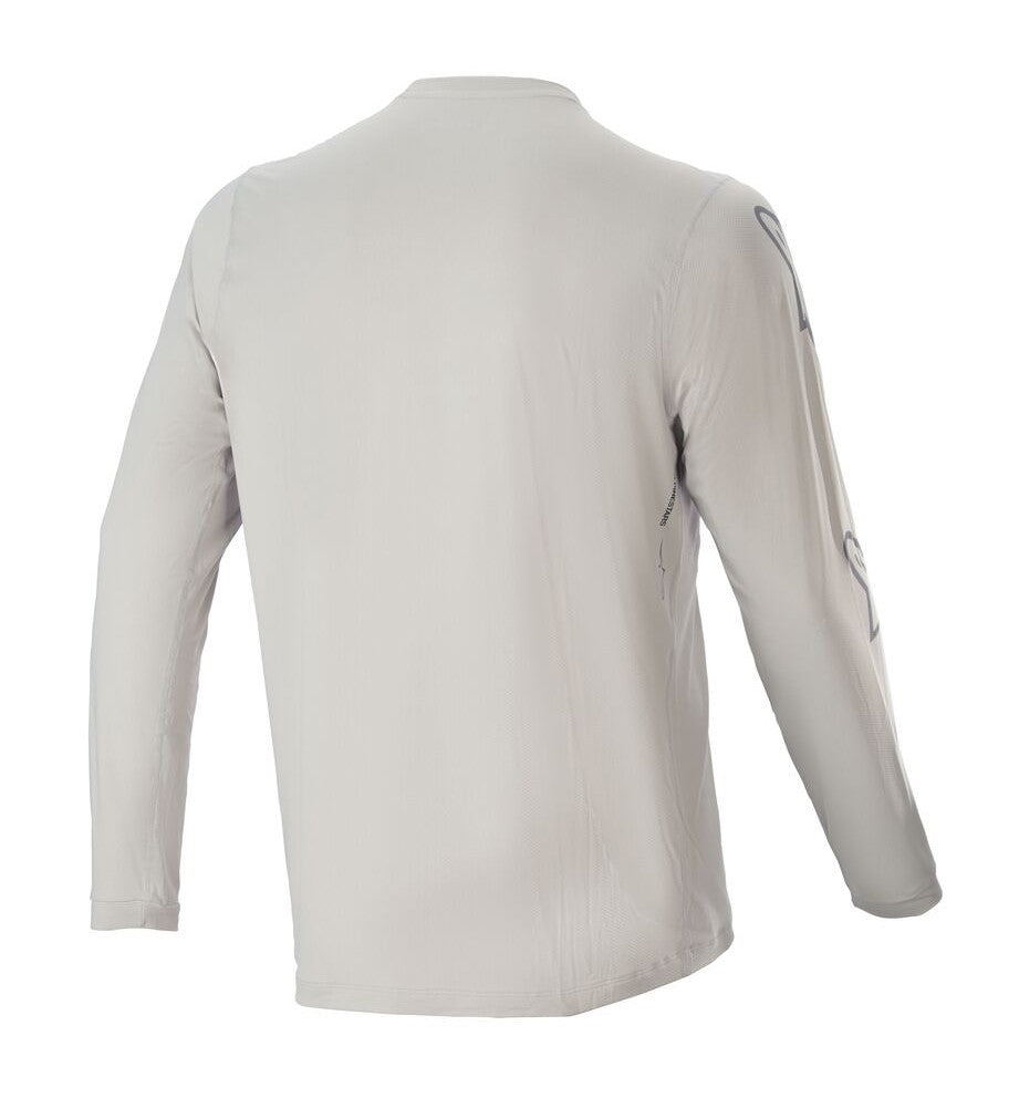 ALPINESTARS A-DURA SWITCH LS JERSEY Langarm-T-Shirt, Hellgrau – Größe. M