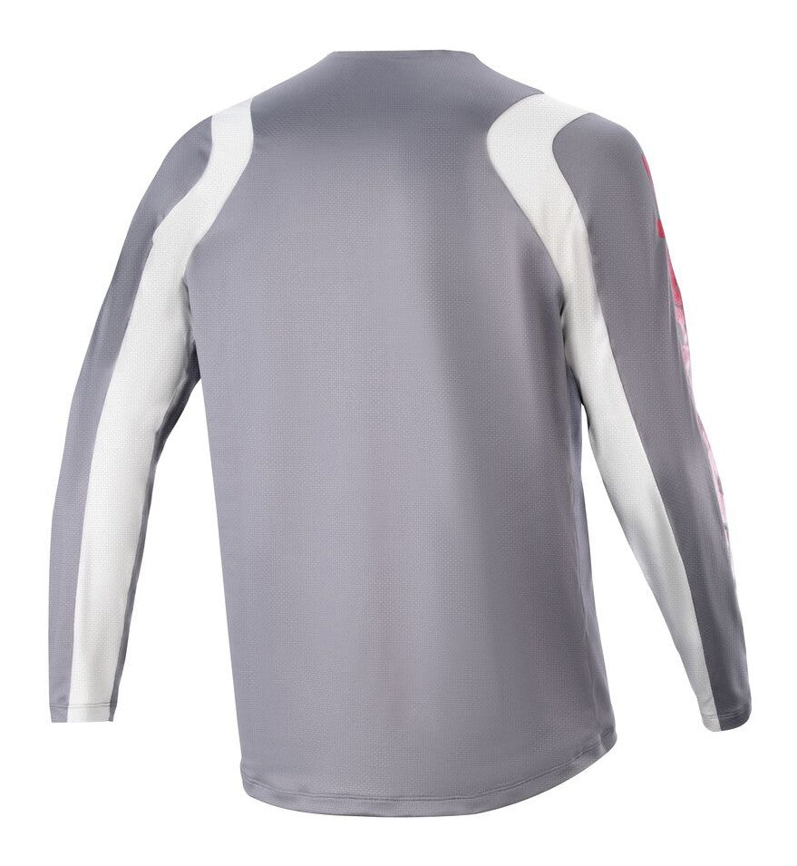 ALPINESTARS A-SUPRA ASTAR LS JERSEY Langarm-T-Shirt, Dunkelgrau – Größe. L
