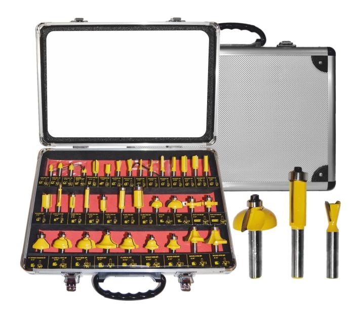 AWTOOLS HOLZSCHNEIDER, SET 35-teilig. SCHAFT 8mm