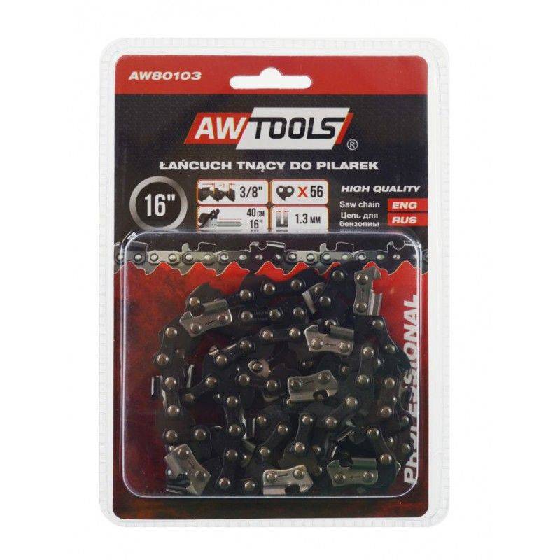 AWTOOLS SCHNEIDEKETTE 40 cm/ 56/3/8"/1,3 / SCHWARZE LINIE