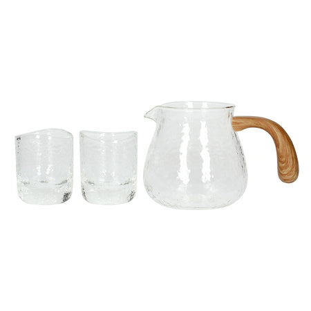 Timemore - Chuiwen Patterned Server Set - Set aus 2 70ml Gläsern + 400ml Krug.