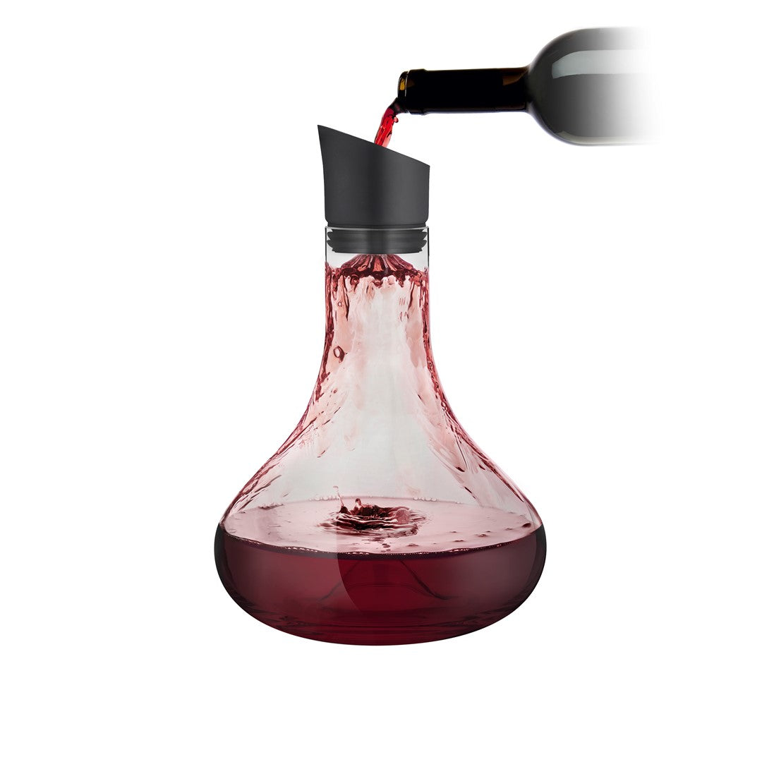 BLOMUS Karaffe mit Dekanter ALPHA Rauchglas