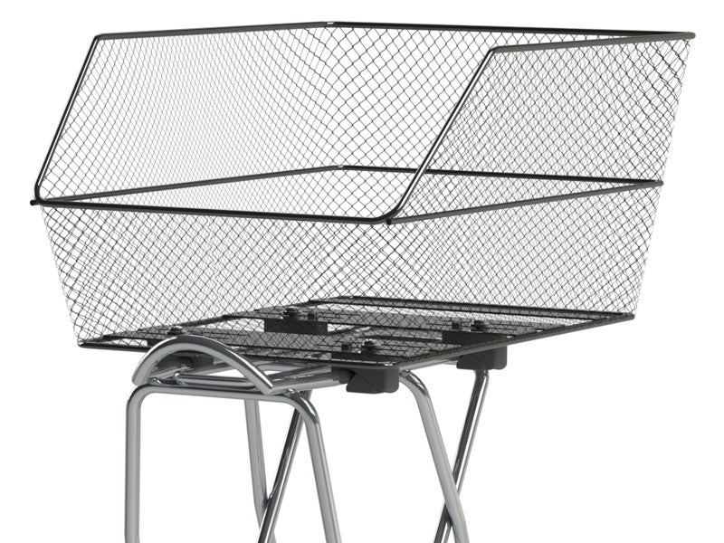 BASIL CENTO S WSL Gepäckträgerkorb, WSL System, Stahl schwarz