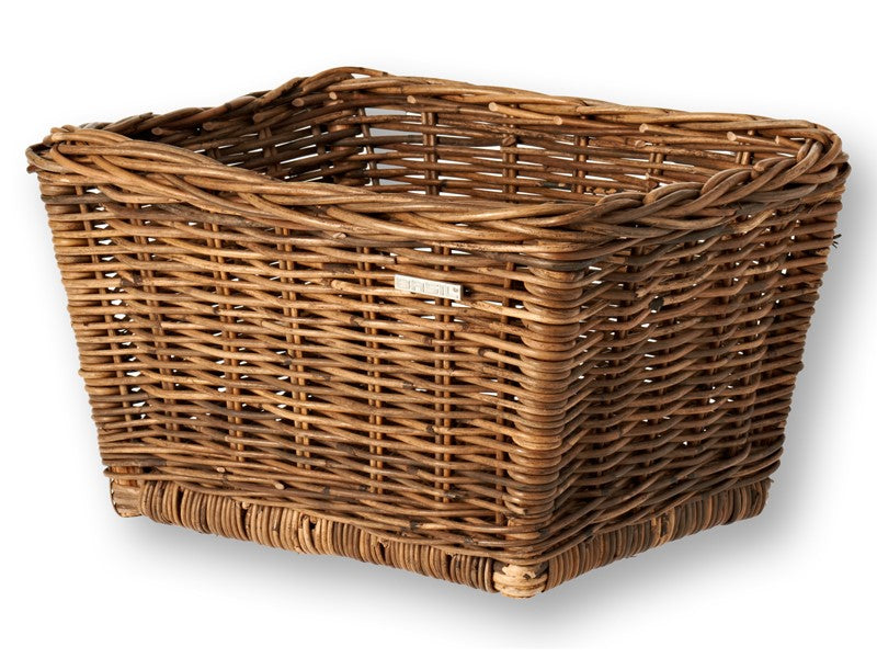 BASIL DALTON M Frontgepäckträgerkorb, Crate-Montageset, naturbraunes Rattan (ohne Montage)