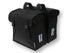 BASIL MARA XXL Doppel-Citytasche 47L, Befestigung mit Riemen, wasserdicht schwarz