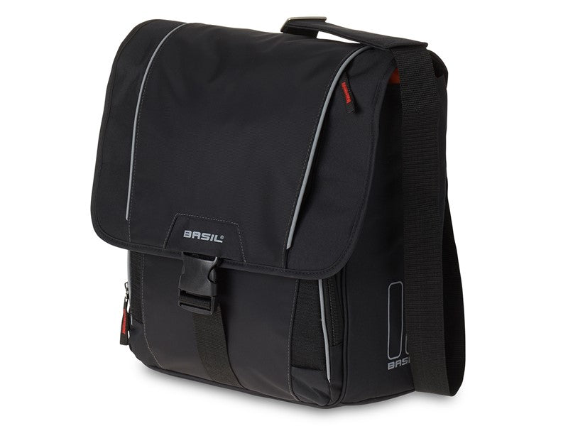 Einzelne Citytasche BASIL SPORT DESIGN COMMUTER BAG 18L, Tablet/Notebook, Hook On System, wasserdicht schwarz