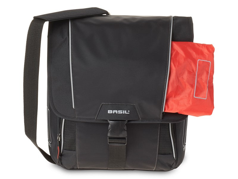 Einzelne Citytasche BASIL SPORT DESIGN COMMUTER BAG 18L, Tablet/Notebook, Hook On System, wasserdicht schwarz
