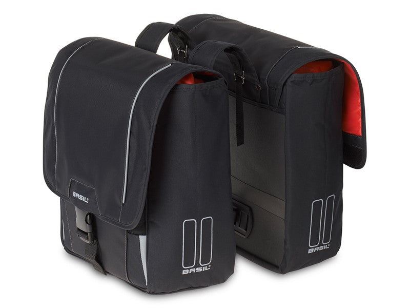 BASIL SPORT DESIGN DOPPELTASCHE 32L, Universal Bridge System, schwarz