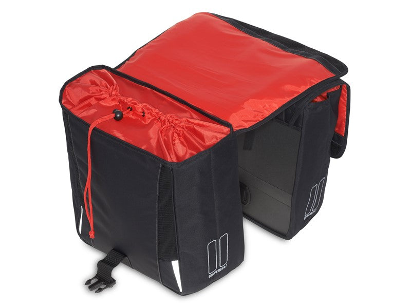 BASIL SPORT DESIGN DOPPELTASCHE 32L, Universal Bridge System, schwarz