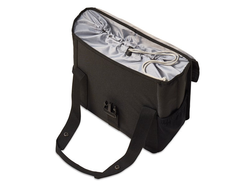 BASIL GO SINGLE BAG 16L, Hakensystem, einfarbig schwarz