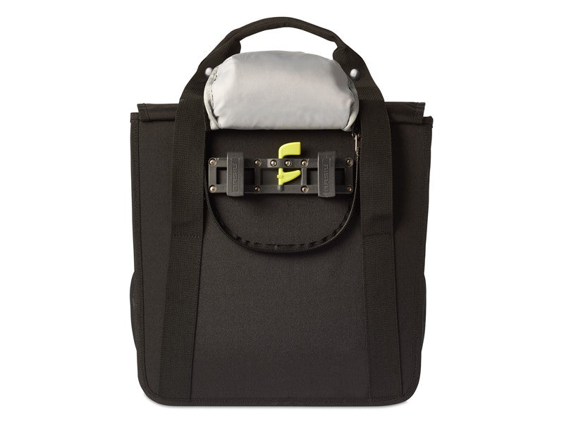 BASIL GO SINGLE BAG 16L, Hakensystem, einfarbig schwarz