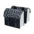 BASIL URBAN LOAD DOPPELTASCHE 48-53L, Universal Bridge System, 100 % wasserdicht, schwarz reflektierend/schwarz