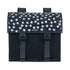 BASIL URBAN LOAD DOPPELTASCHE 48-53L, Universal Bridge System, 100 % wasserdicht, schwarz reflektierend/schwarz