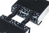 BASIL URBAN LOAD DOPPELTASCHE 48-53L, Universal Bridge System, 100 % wasserdicht, schwarz reflektierend/schwarz