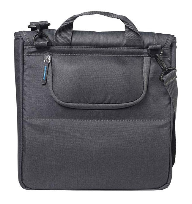 BASIL SPORT DESIGN COMMUTER BAG 18L Einzel-Citytasche, Tablet/Notebook, Hook-On-System-Hakenbefestigung, wasserdichter Graphit