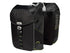BASIL MILES TARPAULIN DOPPELTASCHE 34L, Universal Bridge System, 100 % wasserdicht, Schwarzkalk