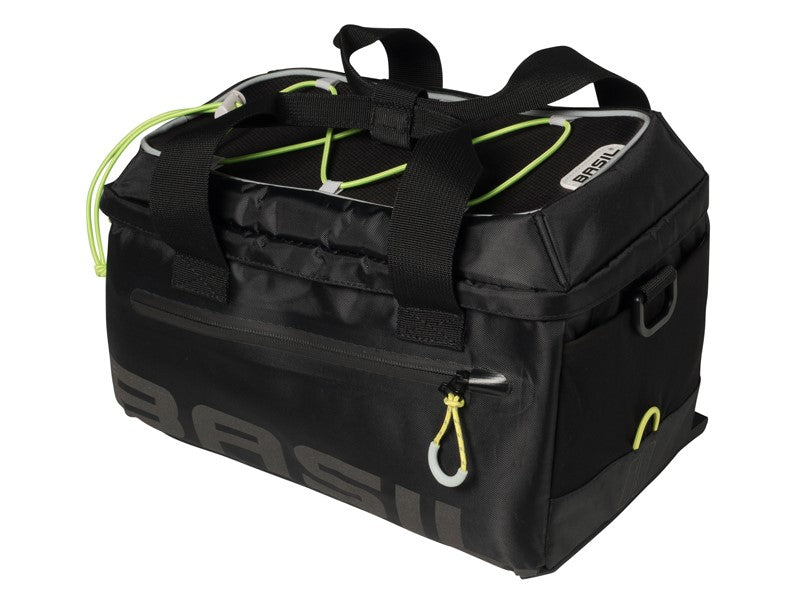BASIL MILES TARPAULIN TRUNKBAG 7L Kofferraumtasche, Universal Bridge System, 100 % wasserdicht, Schwarzkalk