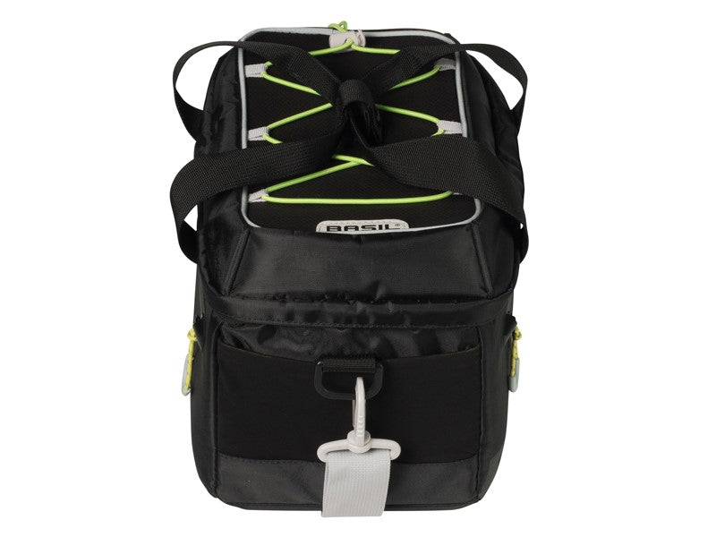 BASIL MILES TARPAULIN TRUNKBAG 7L Kofferraumtasche, Universal Bridge System, 100 % wasserdicht, Schwarzkalk