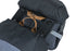 BASIL MILES TARPAULIN DOPPELGEPÄCKTASCHE MIK 34L, MIK-System (bereit zum Mitnehmen), 100 % wasserdichter schwarzer Schiefer