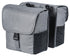 BASIL GO DOUBLE BAG 32L, Universal Bridge System, grau melee
