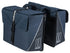 BASIL FORTE DOPPELTASCHE 35L, Universal Bridge System, wasserdichtes Polyester, Marineblau Schwarz