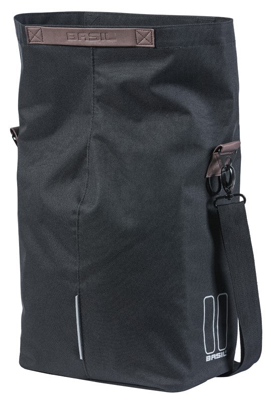 Einzelne Citytasche BASIL CITY SHOPPER 14-16L, Hook On System, schwarz