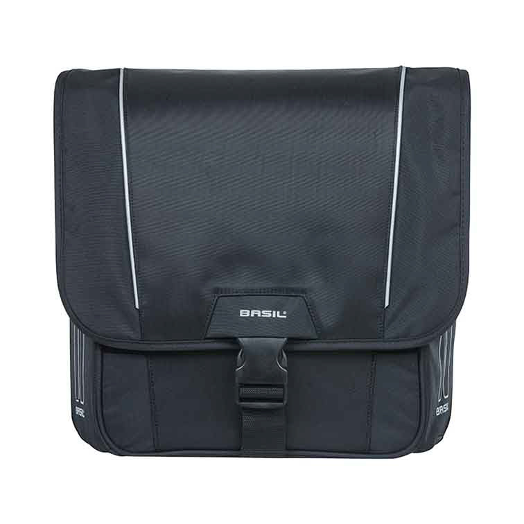 BASIL SPORT DESIGN DOPPELTASCHE MIK 32L, MIK-System (ready to go), schwarz