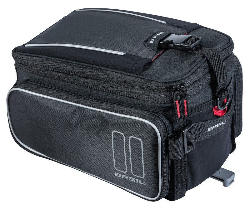 BASIL SPORT DESIGN TRUNKBAG MIK 7-15L Kofferraumtasche, MIK System (ready to go) wasserdicht schwarz